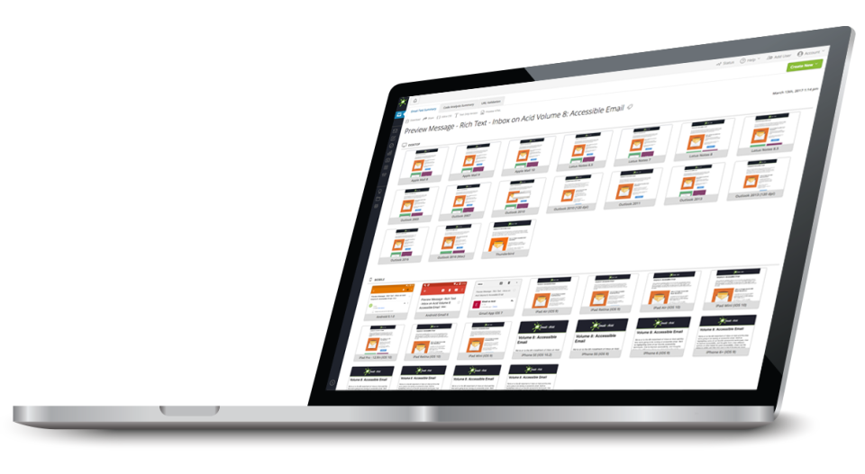 screenshot of Email on Acid